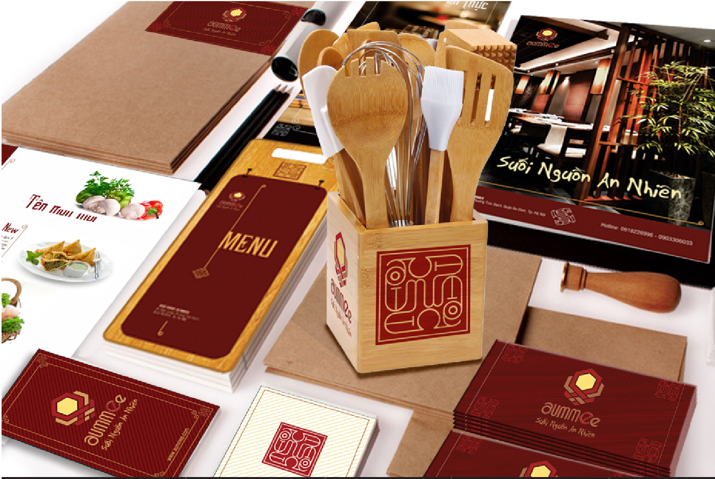 Lưu ý khi thiết kế bộ nhận diện thương hiệu nhà hàng, khách sạn( p3)
